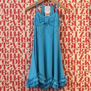 Lemon Loves Lime Blue Bow Pretty Dress, NEW WITH TAGS, Size 4T
